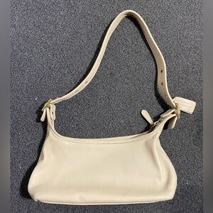 Vintage 2001 Coach Cream Shoulder Bag